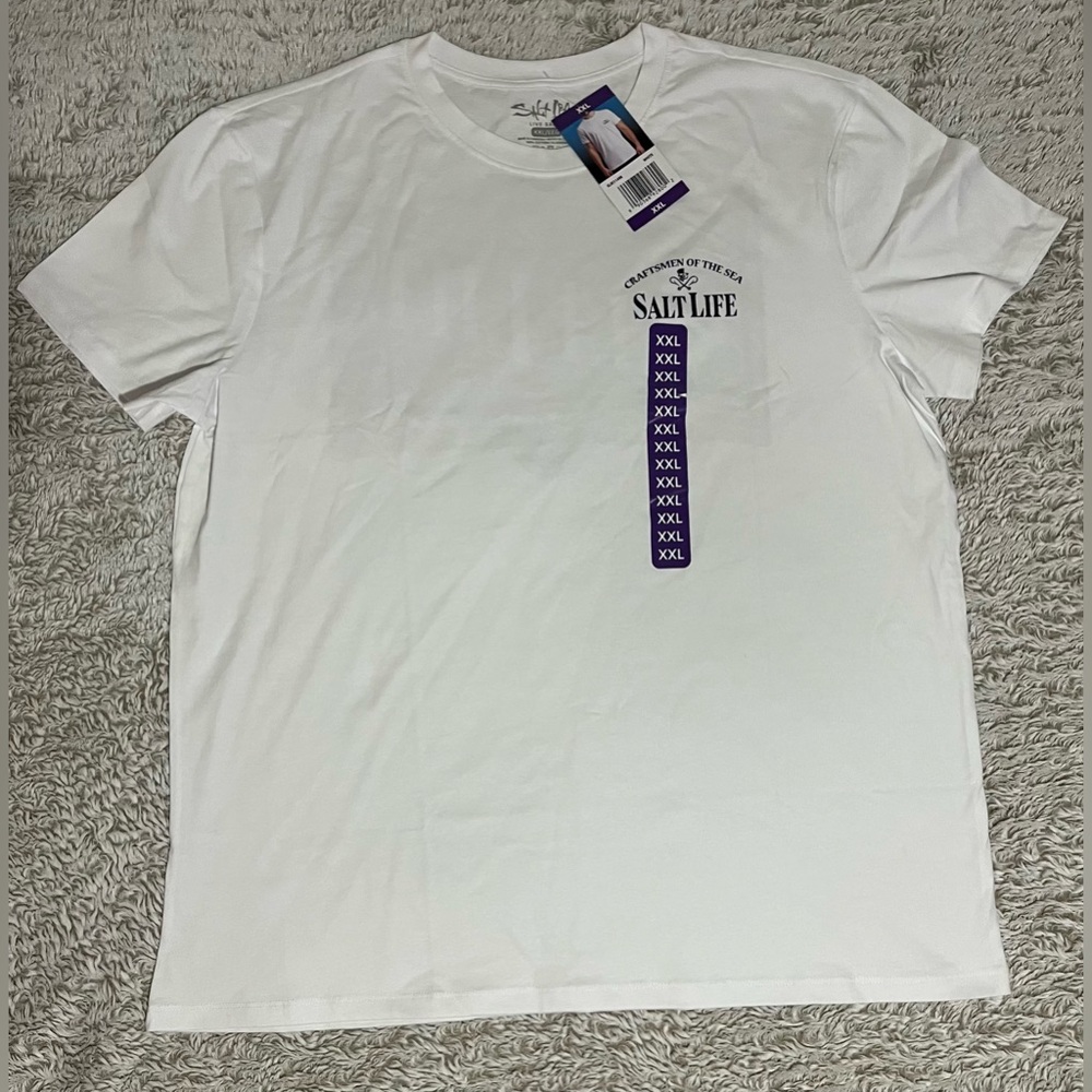 Salt Life White Short Sleeve Tee